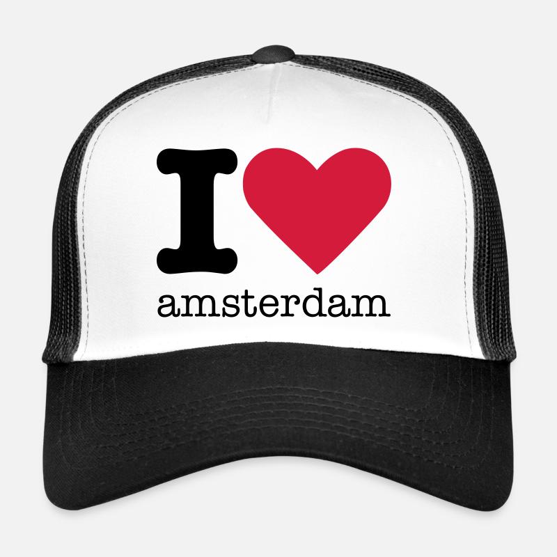 I Love Amsterdam Casquette trucker 