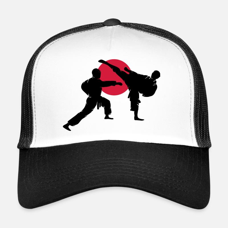 zwei Karatekämpfer Trucker Cap