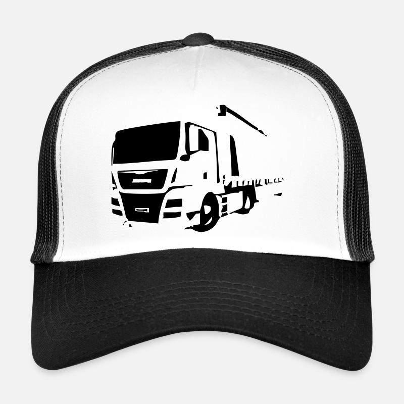 Truck2 - Trucker Cap - Weiß/Schwarz