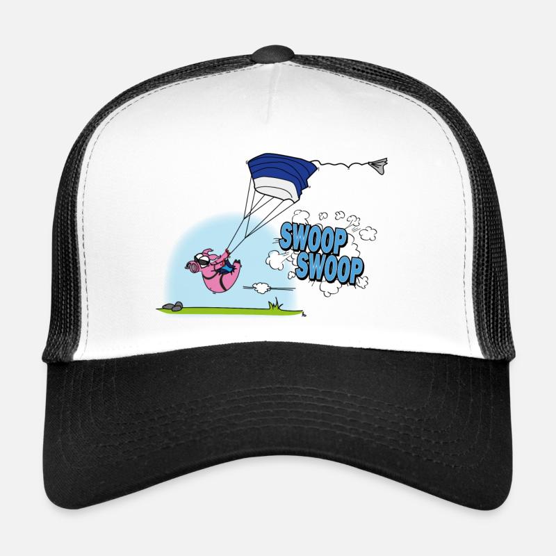 Aigles Poops - Casquette trucker  - blanc/noir