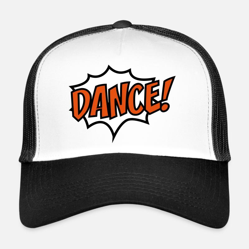 Danser - Casquette trucker  - blanc/noir