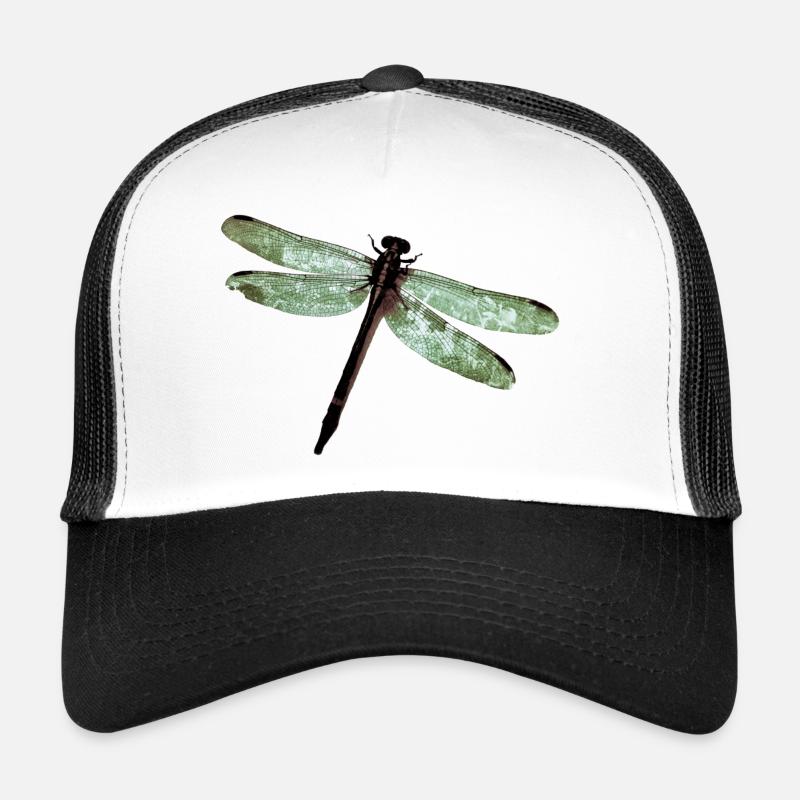 Libelle - Trucker Cap - Weiß/Schwarz