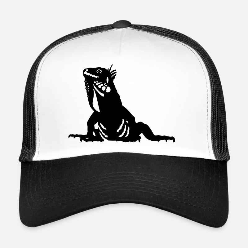 Iguana - Trucker Cap - Weiß/Schwarz