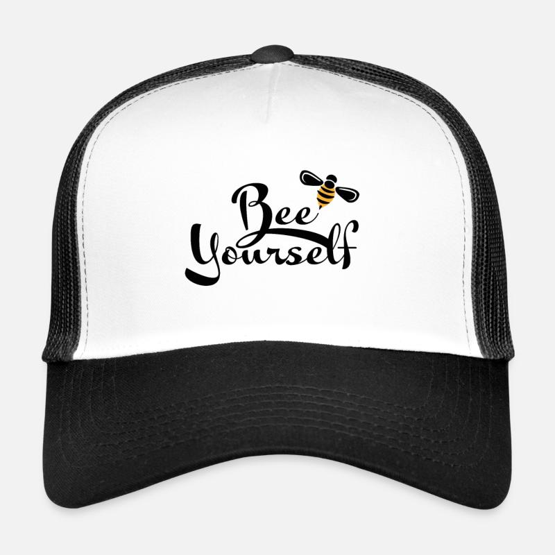 bee yourself - motivation to protect the bee Trucker Cap