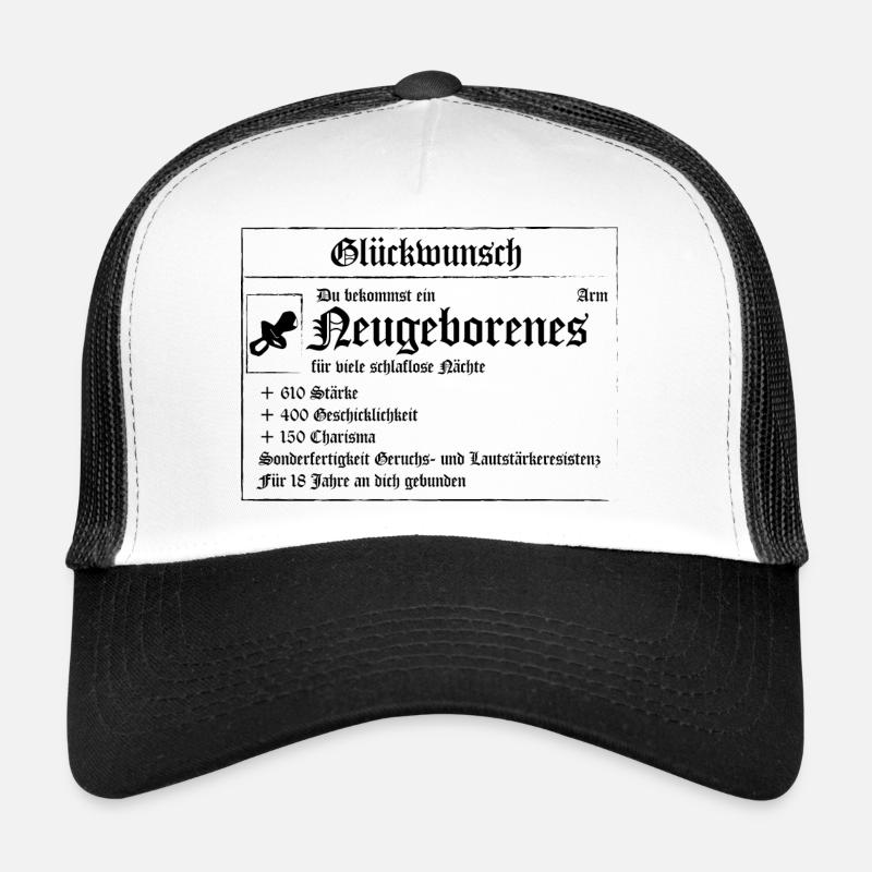 RPG Baby - Trucker Cap - Weiß/Schwarz
