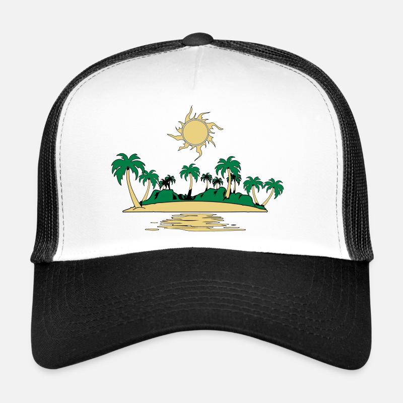 insel urlaub meer sonne Trucker Cap