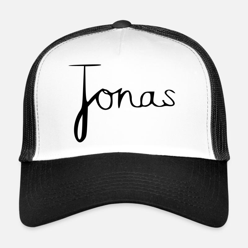Jonah - Trucker Cap - white/black