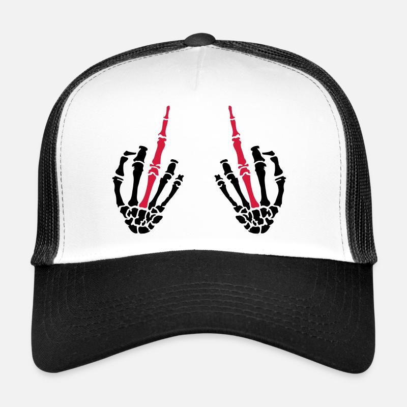 middle fingers Trucker Cap