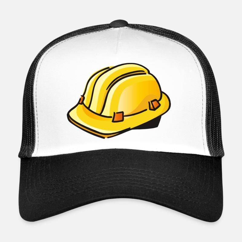 gelber Bauhelm | hard hat Trucker Cap