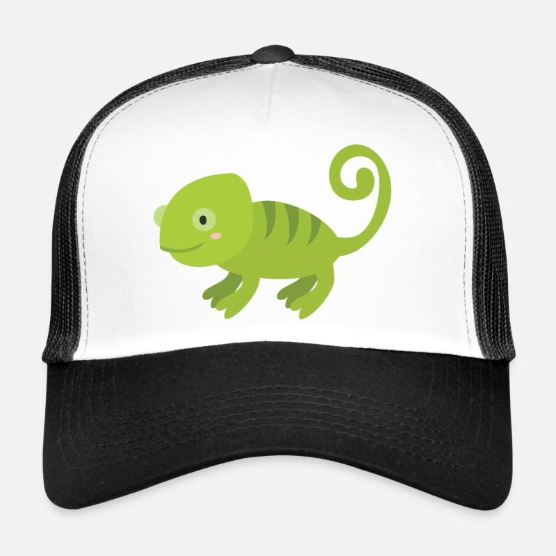 Chamäleon - Trucker Cap - Weiß/Schwarz