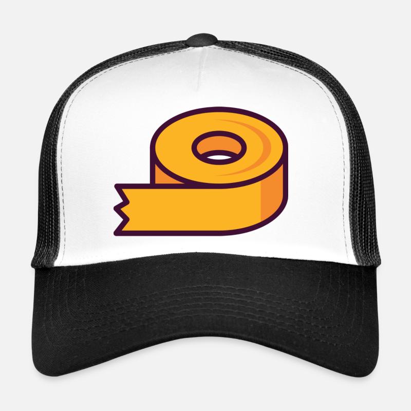 Adhesive tape Trucker Cap