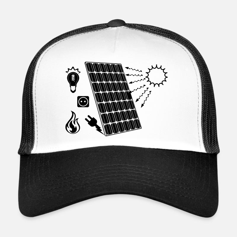 Solarpanel mit Solarenergie Trucker Cap