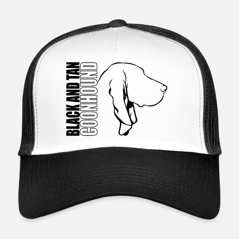 BLACK AND TAN COONHOUND Profil Chiens Wilsigns Casquette trucker 