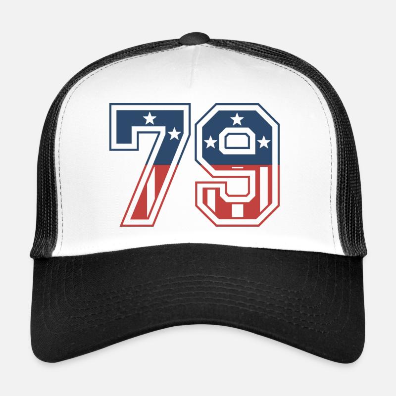 Numéro 79 États-Unis Casquette trucker 