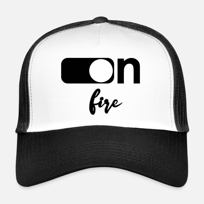 En feu Casquette trucker 