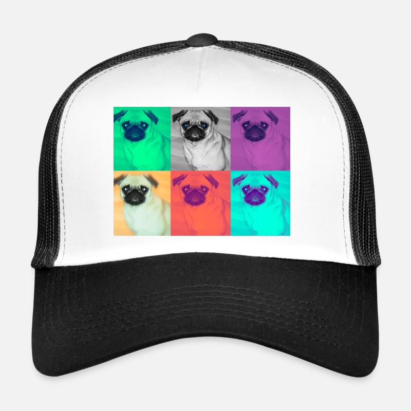 Pop Art Hund Design Trucker Cap