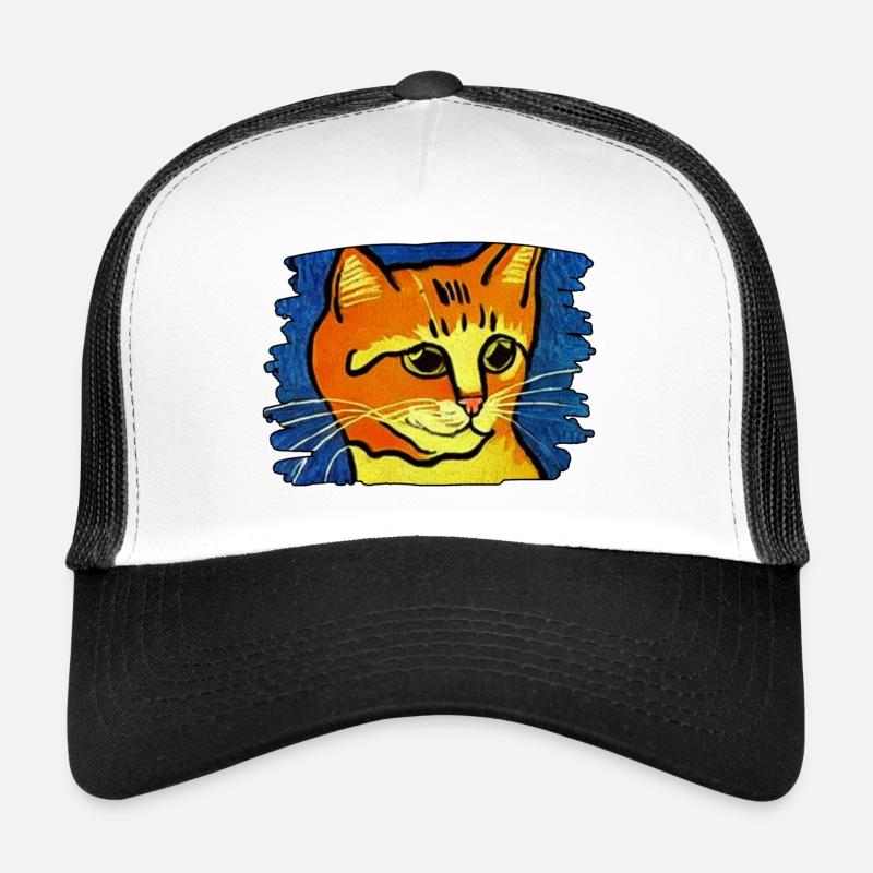 Orange Katze Trucker Cap