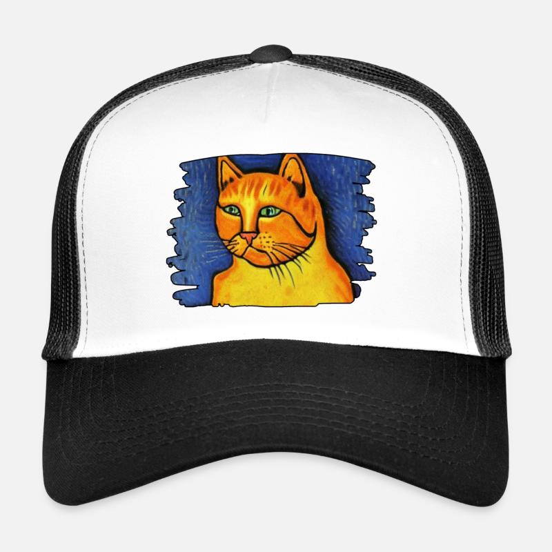 Orange Katze Trucker Cap