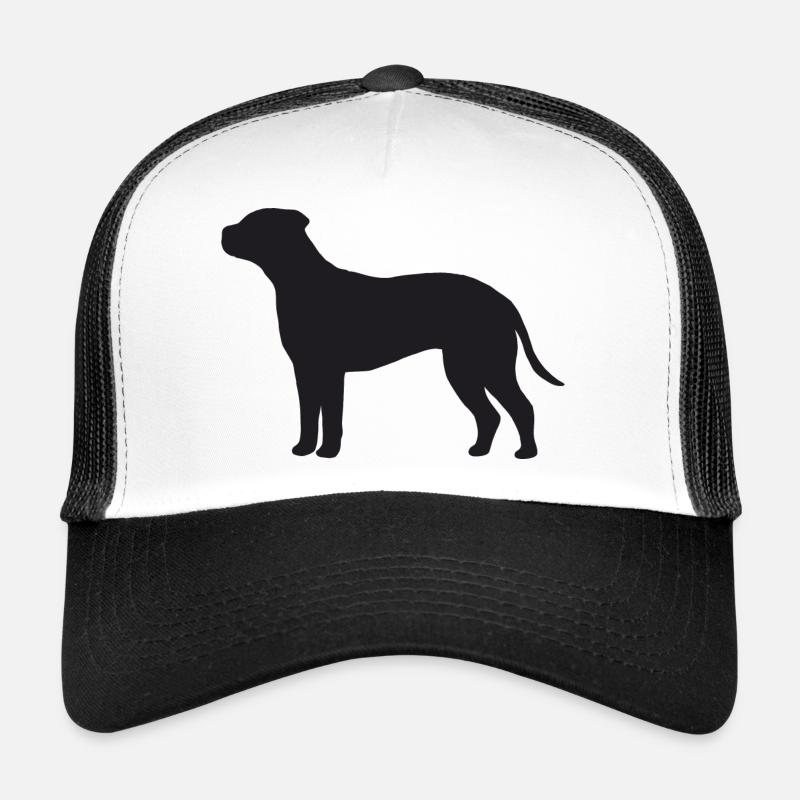 Bullmastiff Silhouette Trucker Cap