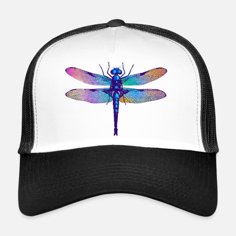 Libelle - Trucker Cap - Weiß/Schwarz