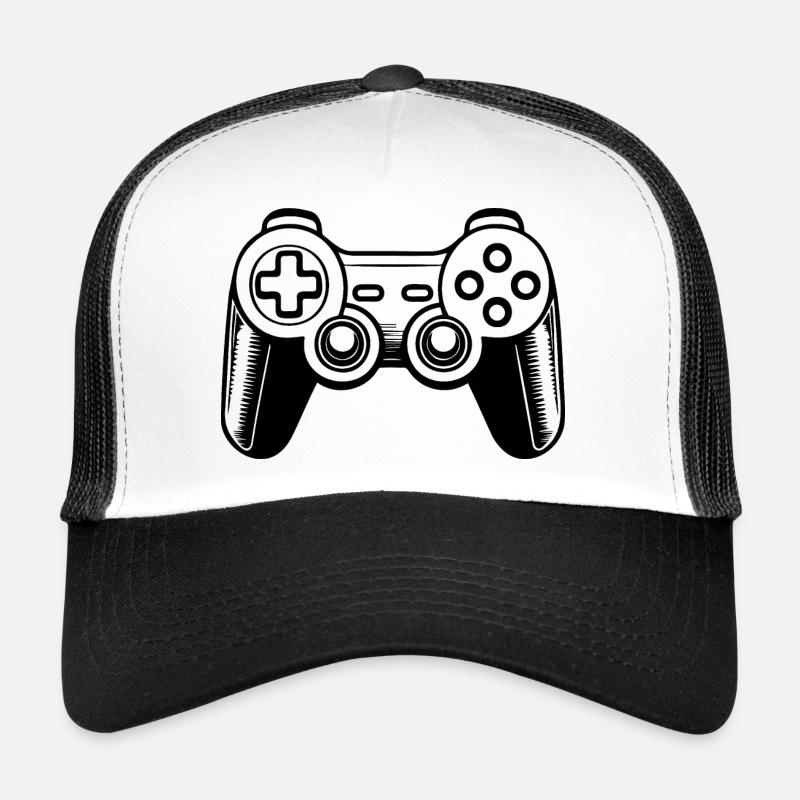 Manette de jeu de jeux vidéo Casquette trucker 