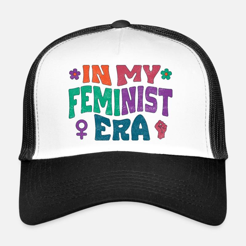 In my feminist era - Trucker Cap - Weiß/Schwarz