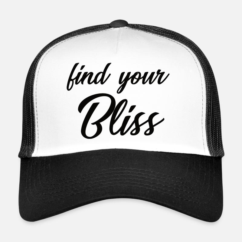 Find Your Bliss - cool bliss design Trucker Cap