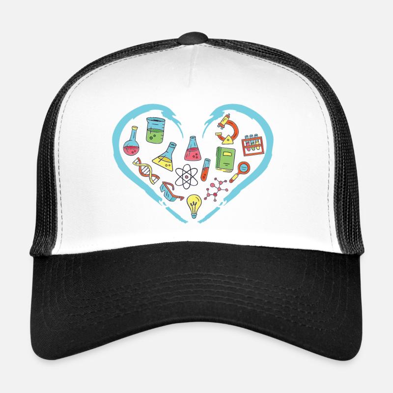 Ich liebe Wissenschaft und Physik Trucker Cap