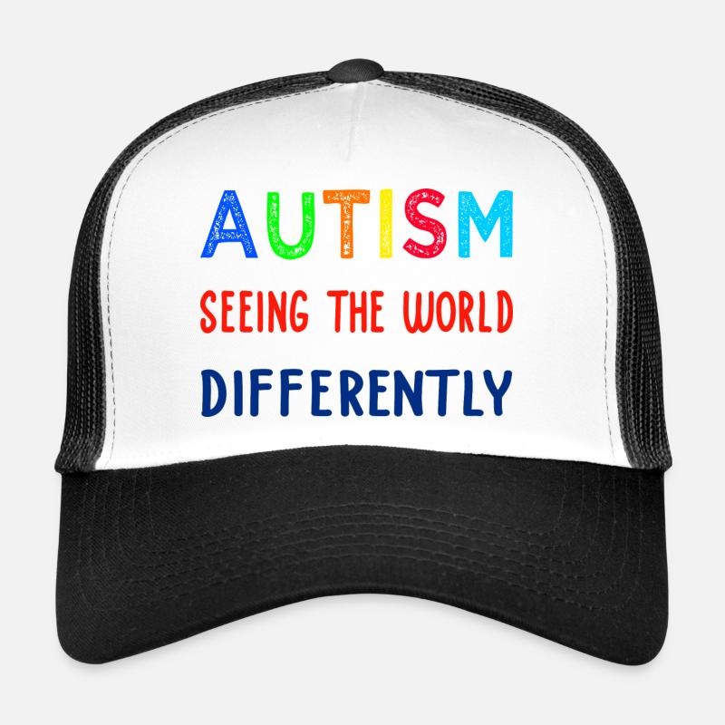 Autisme voir différemment Casquette trucker 