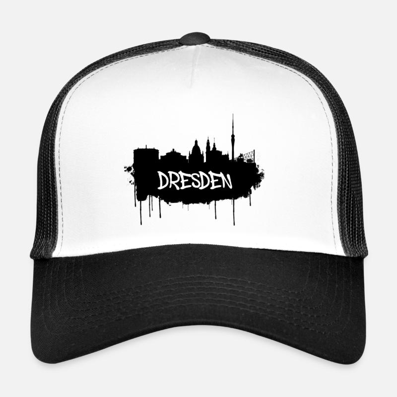 Dresden Graffiti Skyline Trucker Cap