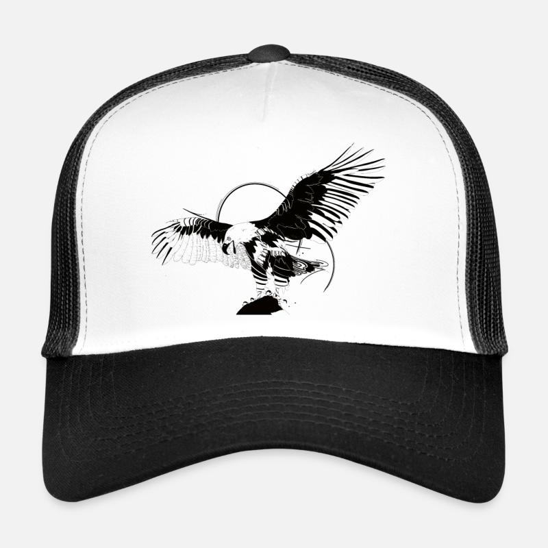 Eagle - Trucker Cap - white/black