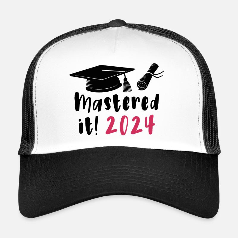 Mastered 2024 Diplôme de Master Diplômé 2024 Casquette trucker 