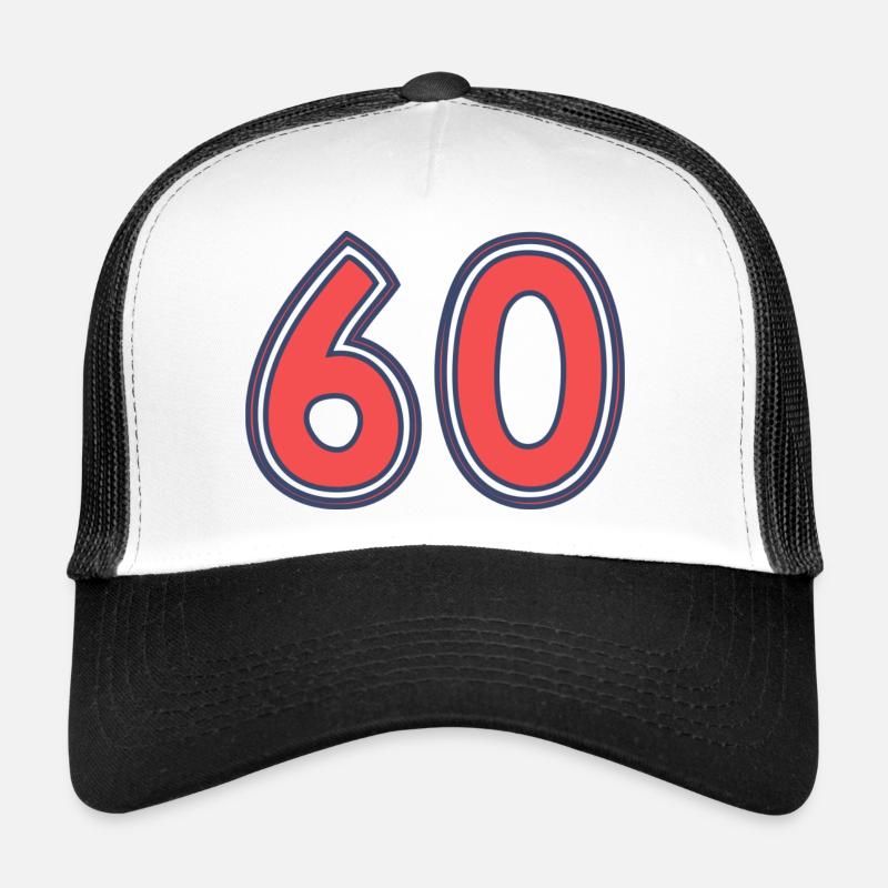 60. 60 ANS. 60e ANNIVERSAIRE Casquette trucker 