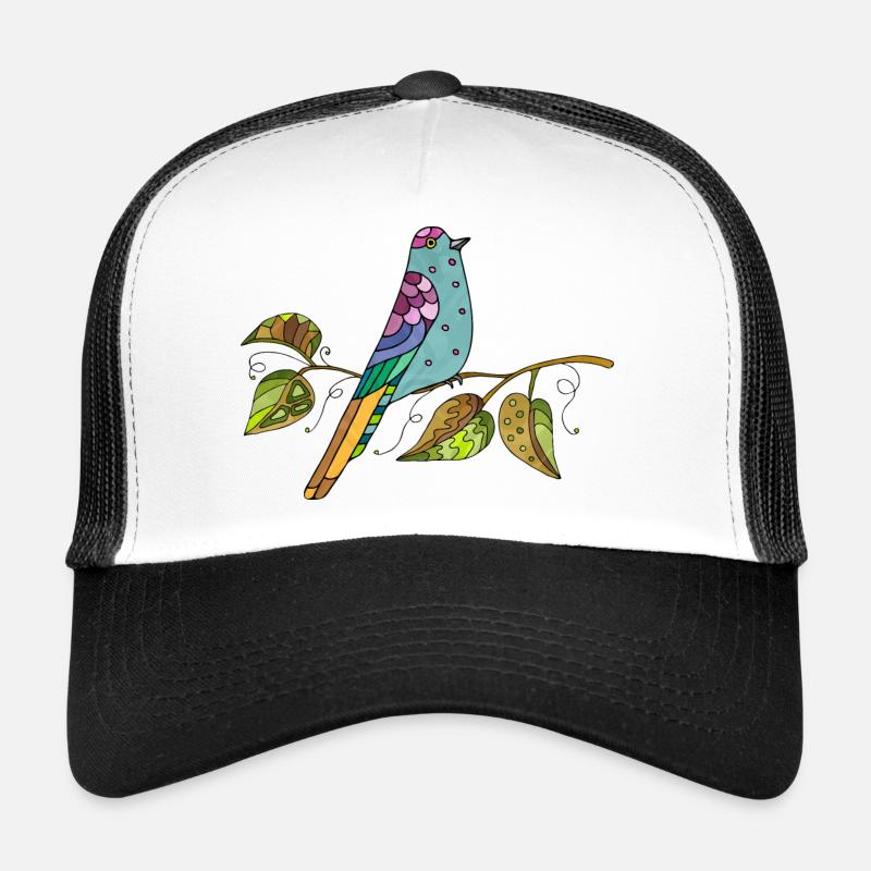 Bunter Vogel Trucker Cap