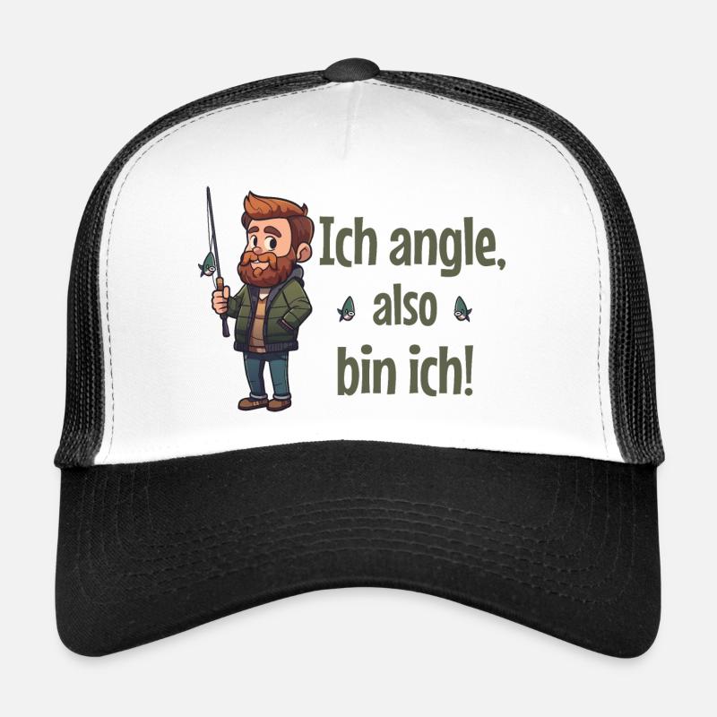 Ich angle, also bin ich! - Angler Trucker Cap