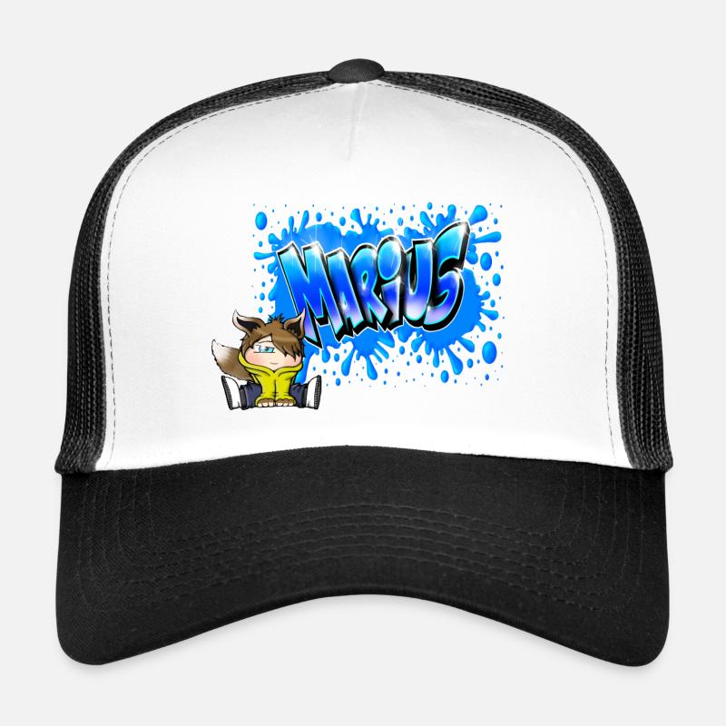 MARIUS GRAFFITI NAME PRINT Casquette trucker 