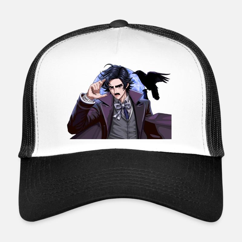 Night magician in the moonlight - Trucker Cap - white/black