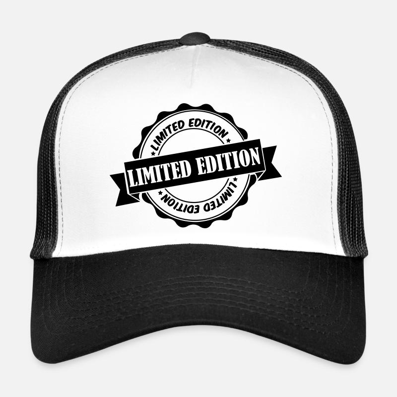 limited edition 01 - Trucker Cap - Weiß/Schwarz