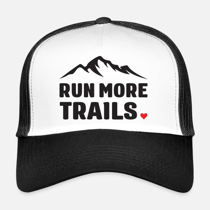 Courez plus de sentiers Casquette trucker 
