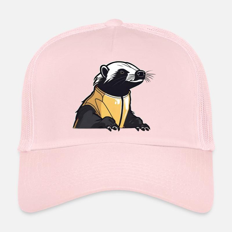 Blaireau mignon et cool Casquette trucker 