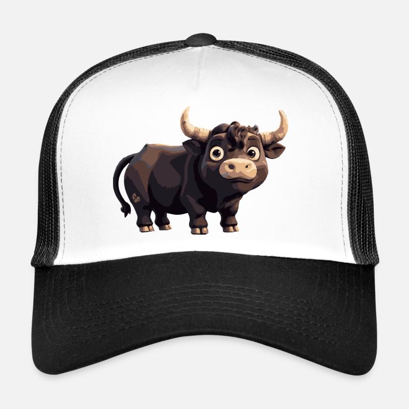 Taureau Bande dessinée Casquette trucker 