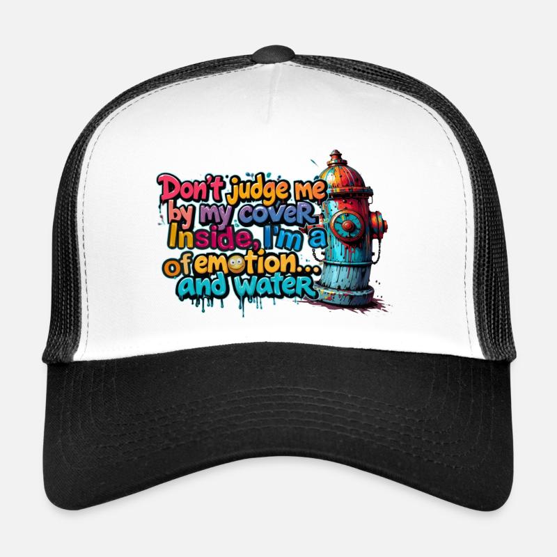 Je suis une source d’émotion et d’eau Casquette trucker 