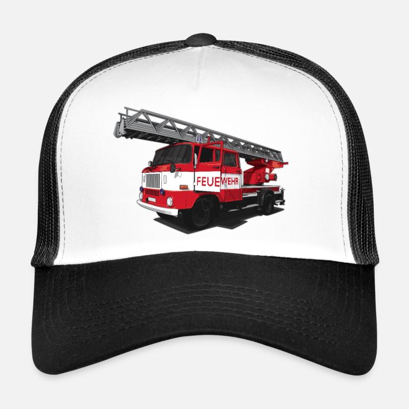Pompiers // RDA // Illustration Casquette trucker 