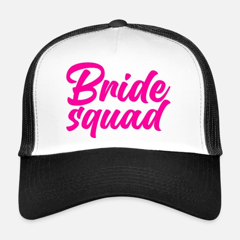 Bride Squad Team Bride Bachelorette Party Wedding Trucker Cap