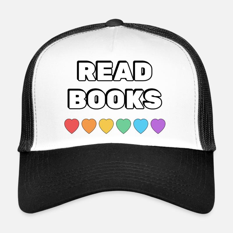Lire des livres Rainbow Hearts Casquette trucker 