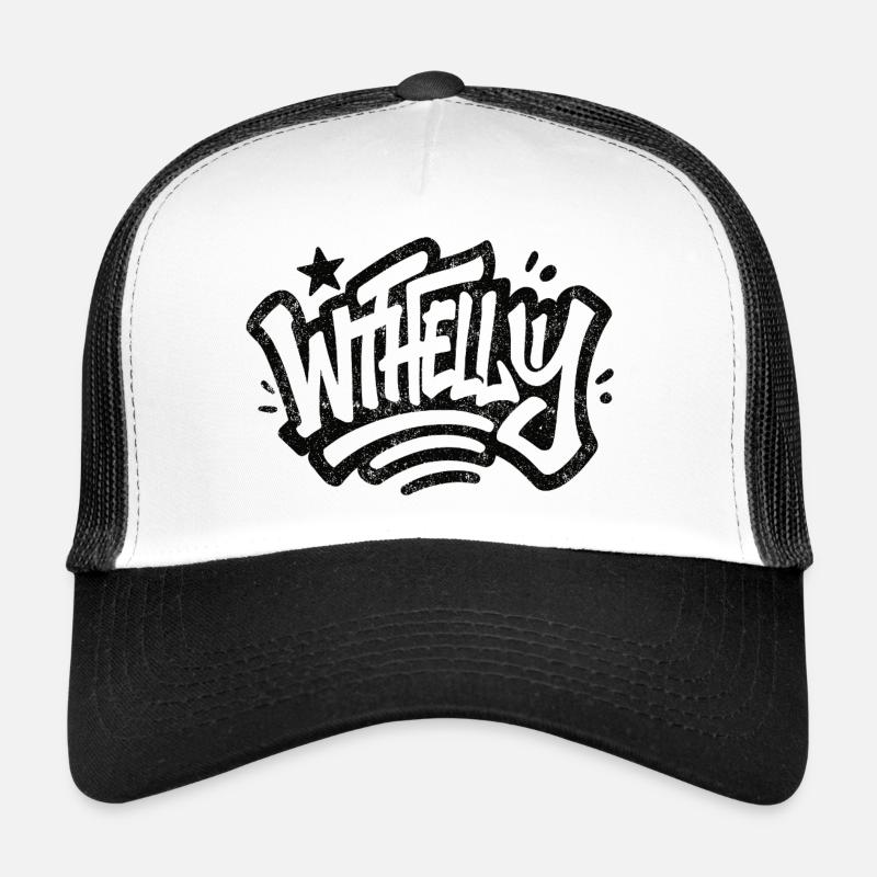 Was zum Teufel Helly - Schwarz Trucker Cap