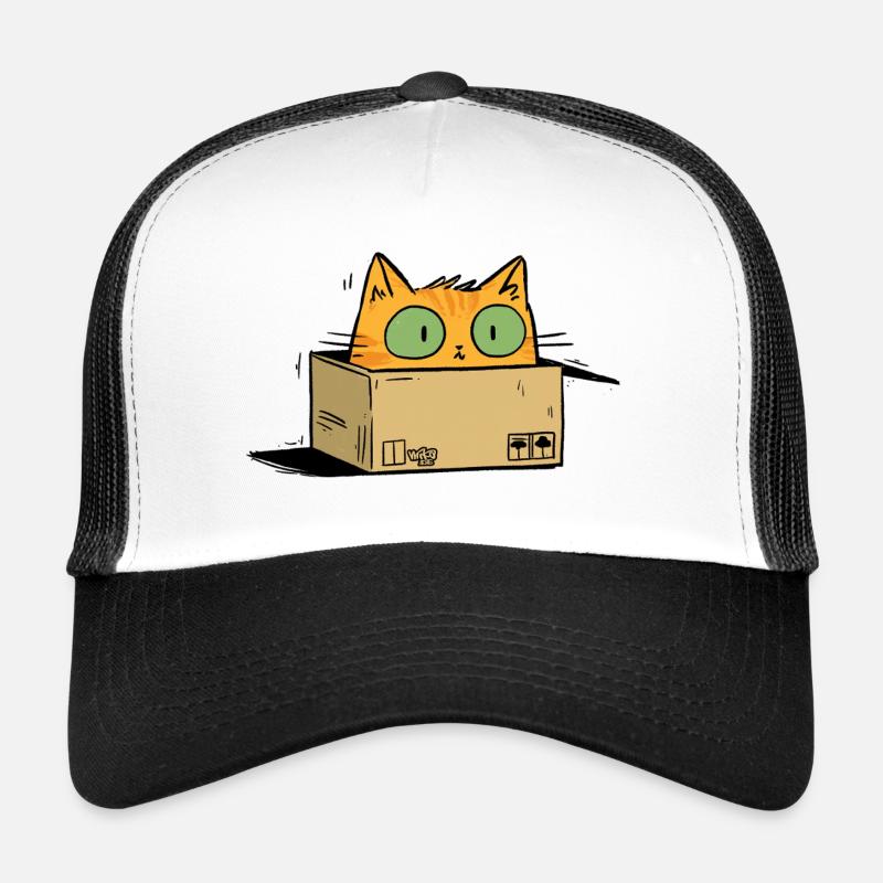 Mr Schroedinger - Trucker Cap - Weiß/Schwarz