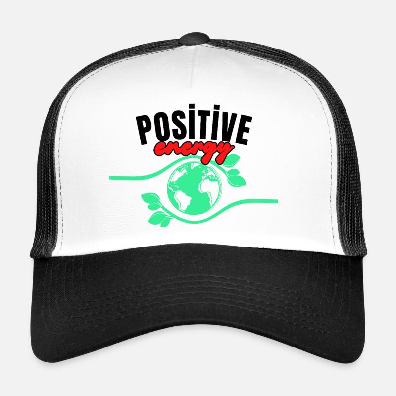 Positiv - Trucker Cap - Weiß/Schwarz
