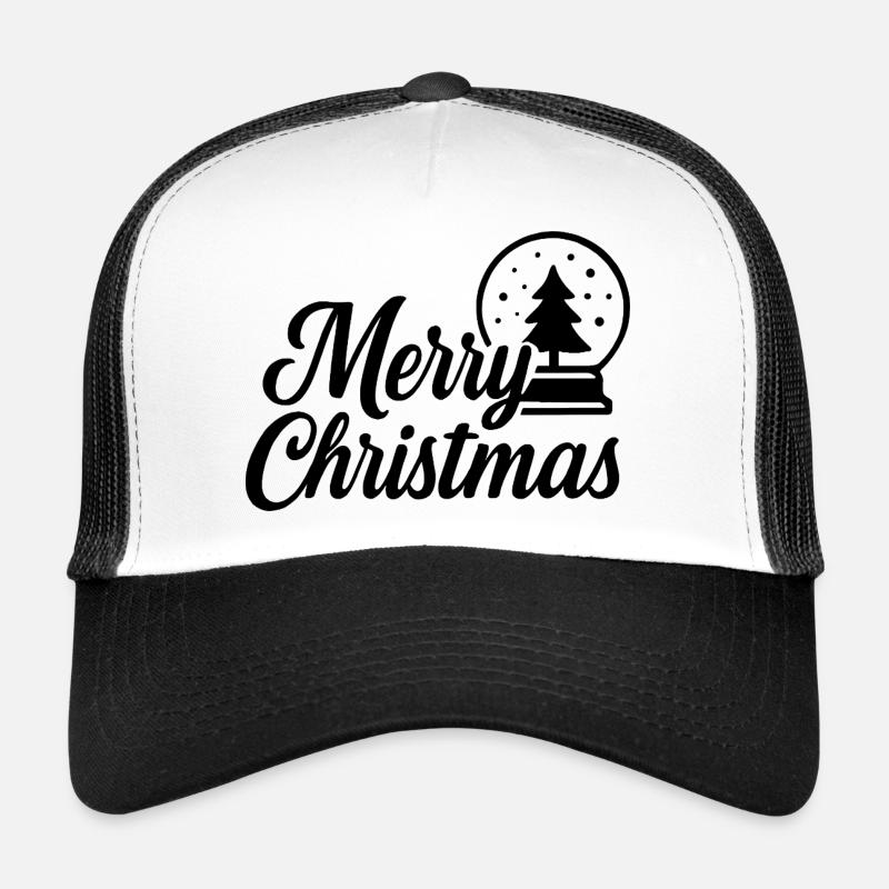Joyeux Noël Design avec boule de Noël Casquette trucker 