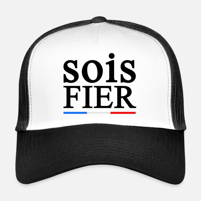 STOLZER 1 - Trucker Cap - Weiß/Schwarz
